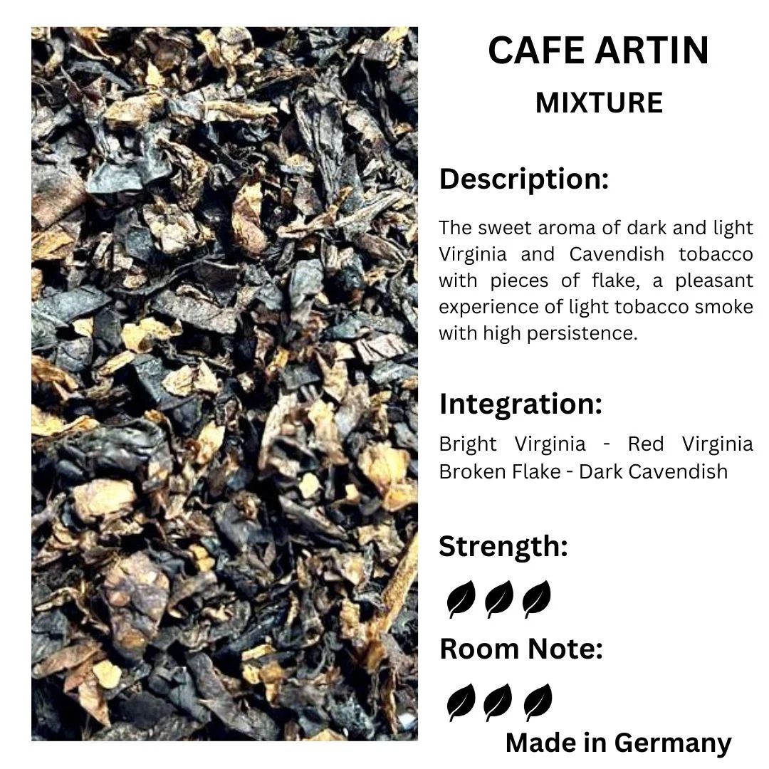 توتون پیپ میکسچر کافه آرتین