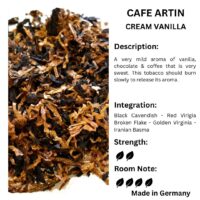 توتون پیپ کرم وانیلا کافه آرتین